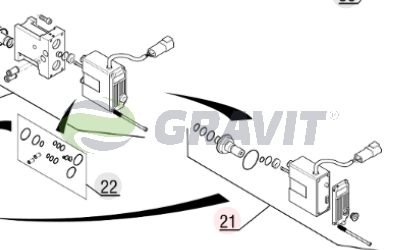 786625 ELEKTROZAWÓR ROZDZIELACZA HYDRAULICZNEGO MANITOU