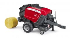 02039 - BRUDER - PRASA BELUJĄCA MASSEY FERGUSON RB 4180V Z BELĄ