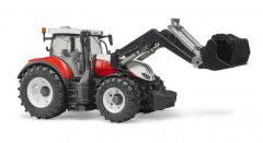 03181 - BRUDER - TRAKTOR STEYR 6300 TERRUS CVT Z ŁADOWACZEM CZOŁOWYM