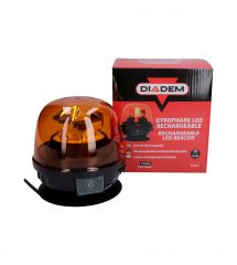 1207143 - DIADEM - LAMPA OSTRZEGAWCZA LED BEZPRZEWODOWA ŁADOWALNA MAGNETYCZNA Z PILOTEM DIADEM