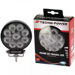 1210250 - TECHNI-POWER - LAMPA ROBOCZA OKRĄGŁA LED 12-24V 15W 1500LM TECHNI-POWER