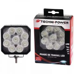 1210256 - TECHNI-POWER - LAMPA ROBOCZA LED 42W 3800LM Z TERMO ZABEZPIECZENIEM IP67/ IP69K