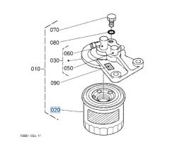 1522143170 - KUBOTA - FILTR PALIWA KUBOTA