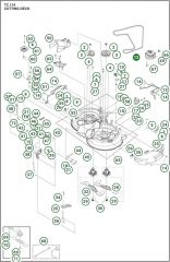 531147904 - HUSQVARNA - PASEK NAPĘDU NOŻY TC112 TC114