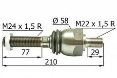 AL178287 - JOHN DEERE - PRZEGUB PROSTY