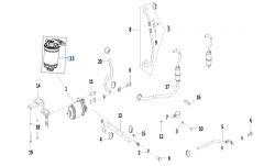 D10671140.9 - KUBOTA - POJEDYNCZY ELEMENT FILTRA PALIWA
