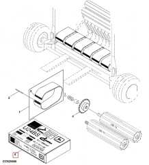 DC45799 - ZESTAW SPINEK PASA PRASY U 24 BS 12 SPINEK / 6 PRĘTÓW