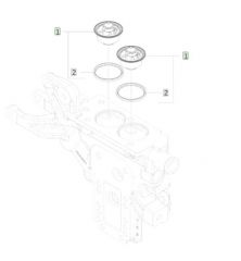 DZ122884 - JOHN DEERE - TERMOSTAT 79,5 ST C