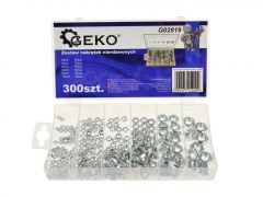 G02919 - GEKO - ZESTAW NAKRĘTEK NIERDZEWNYCH  300 SZT