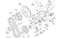 K205315915 - KUBOTA - WSPORNIK, OBUDOWA WAŁKA PTO