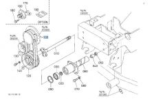 K211025032 - KUBOTA - ZESTAW PASÓW PTO