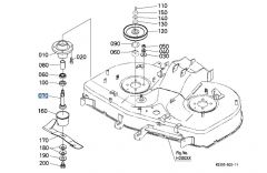 K525334550 - KUBOTA - WAŁEK / OŚ PIASTY NOŻA