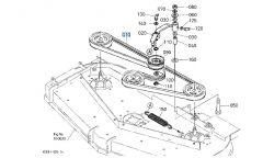 K582834710 - KUBOTA - PASEK NAPĘDU NOŻY ZESPOLONY