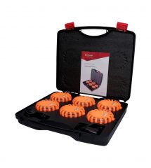 LA800021 - KRAMP - ZESTAW 6 LAMP OSTRZEGAWCZYCH W WALIZCE FLARY OFFROAD