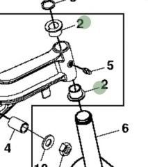 M128009 - JOHN DEERE - TULEJA fi 25