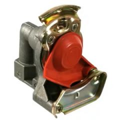 T710510 - KRAMP - Złącze pneumatyczne automatyczne 2xM16x1.5 czerwone