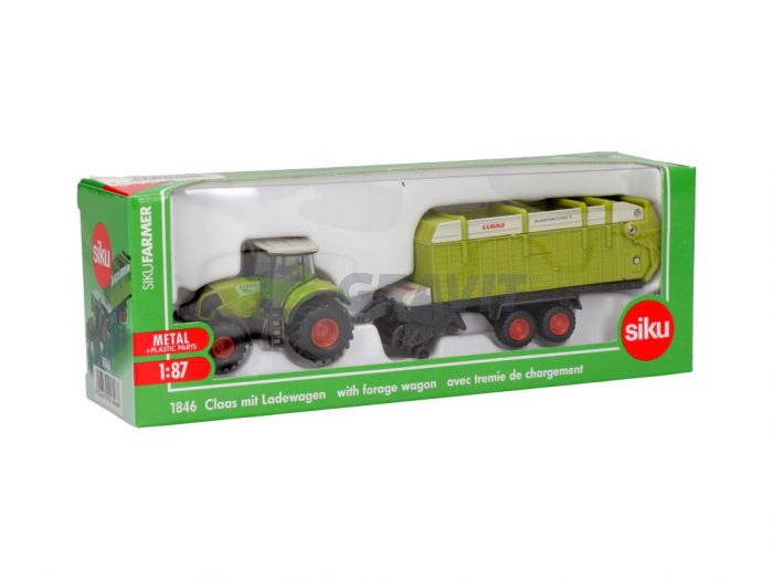 Zabawka Traktor Class Z Przyczepą Siku S01846