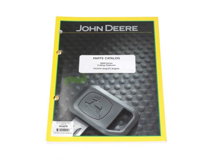 Katalog Części Zespół żniwny/ Serii 600r Język Angielski John Deere PC4379