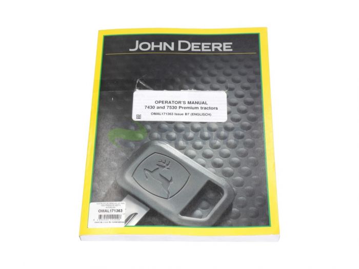 Instrukcja Obsługi Jd 7430, 7530 Premium Język Angielski John Deere OMAL171363