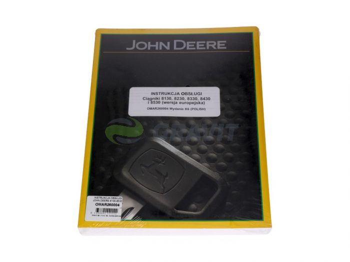 Instrukcja Obsługi John Deere 8130-8530  John Deere OMAR260004